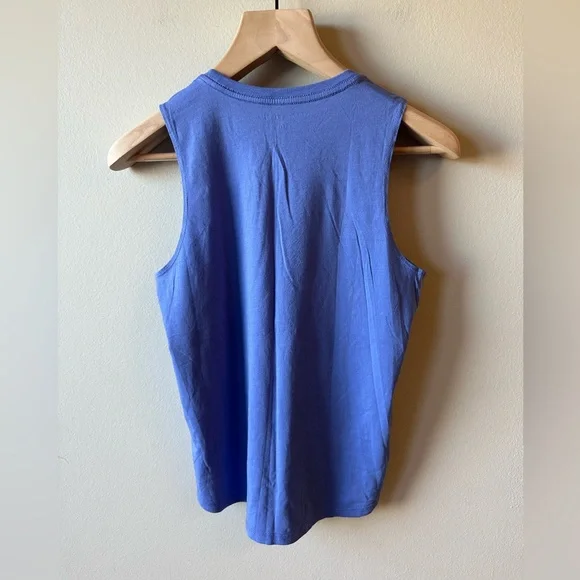 Spiritual Gangster Blue Graphic Tank with White Logo Size L - Picture 2 of 6